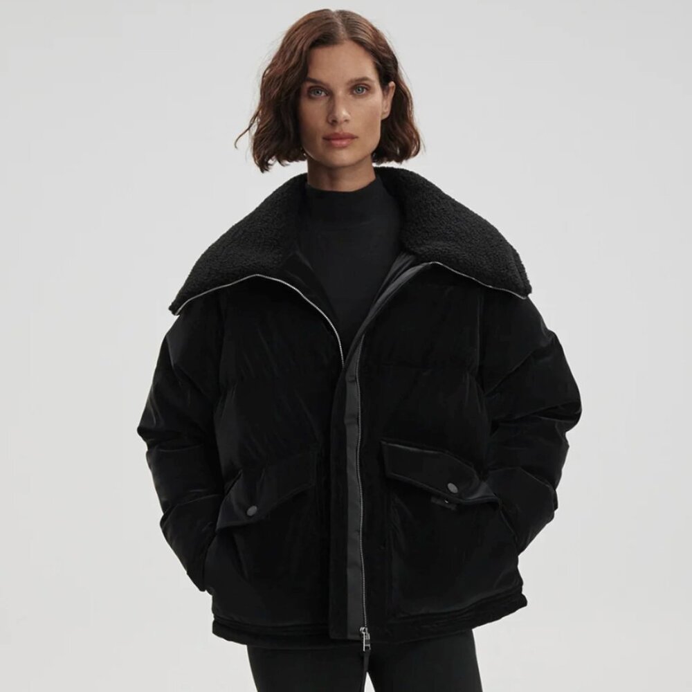 Varley Roseville Down Jacket Puffer Black Small